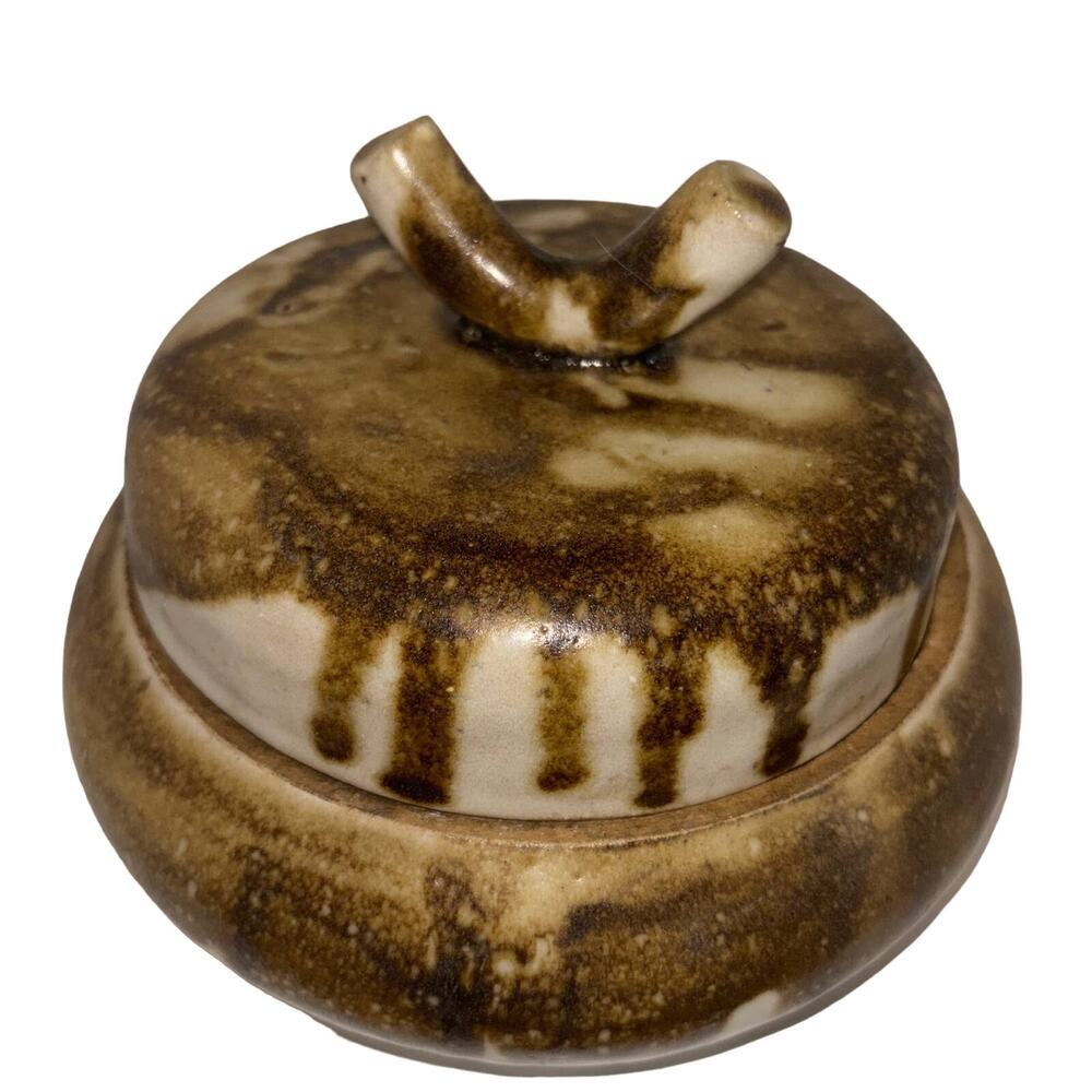Art Studio Pottery Covered Dish Oven Bakeware Asian Inspired